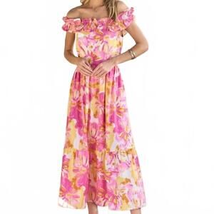 NEW HAILEY & CO on island time dress in pink